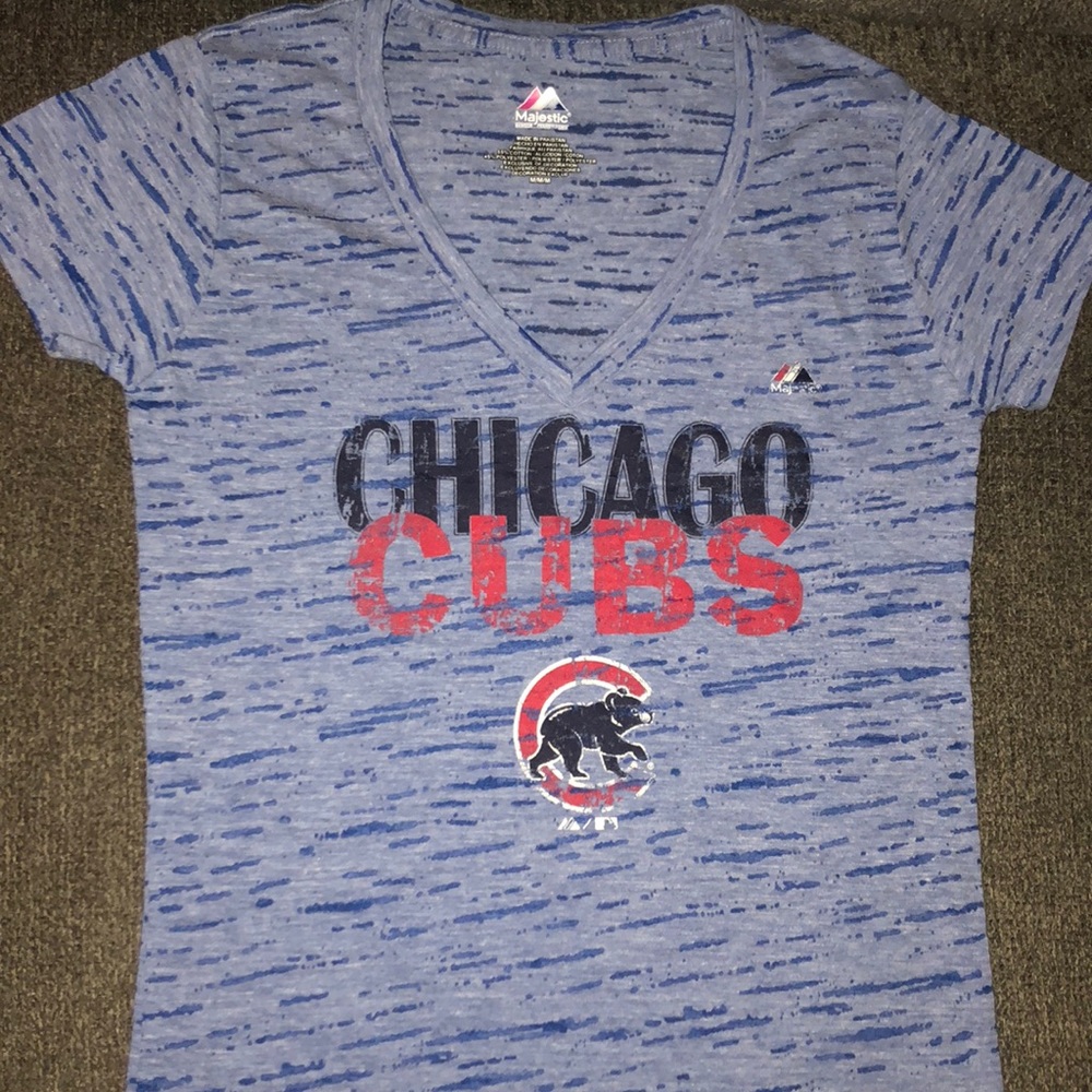 Chicago Cubs Distressed T-Shirt